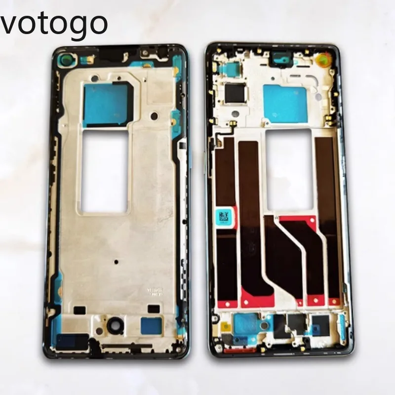 Riparazione Telaio Centrale Per Oppo Reno 6 / 6 Pro/ 6Pro + Plus 5G Bezel Housing Anteriore Lcd Screen Holder Display Plate Case Sostituzione