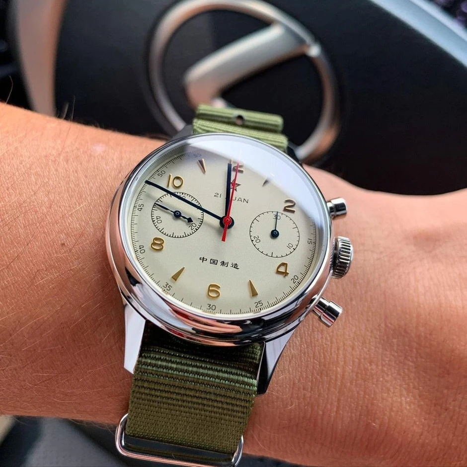 Orologio Da Uomo Seagull 1963 St1901 Orologio Meccanico Zaffiro 38Mm 40Mm Orologio China Airlines Cronografo Orologio Impermeabile