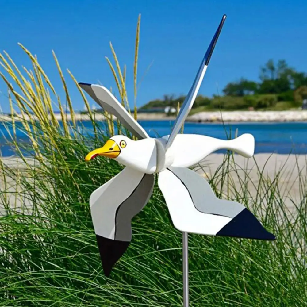Chic Seagull Mulino A Vento Gyro Art Ornament Gyro Mulino A Vento Flying Bird Series Mulino A Vento Per Mulino A Vento Da Giardino