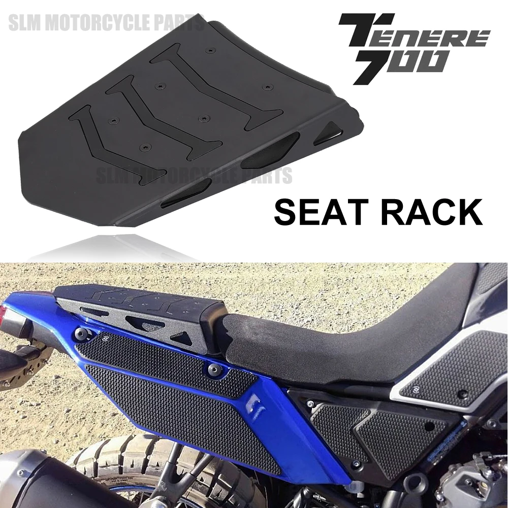 Nuovo Portapacchi Nero Per Moto Mono 2019-2021 Per Carenatura Yamaha Tenere 700