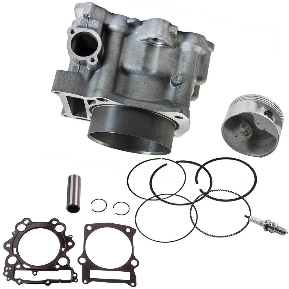 Kit Clip Perno Pistone Cilindro E Kit Carburatore Per Yamaha Rhino 660 Grizzly 660