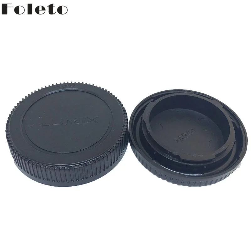 Foleto Posteriore Cap + Copriobiettivo Protector Camera Lens Per Micro 4/3 M4/3 Olympus Pen E-P1 Pl3 Panasonic Lumix Dmc-Gf1 Gf2 Gh1 G10 G3