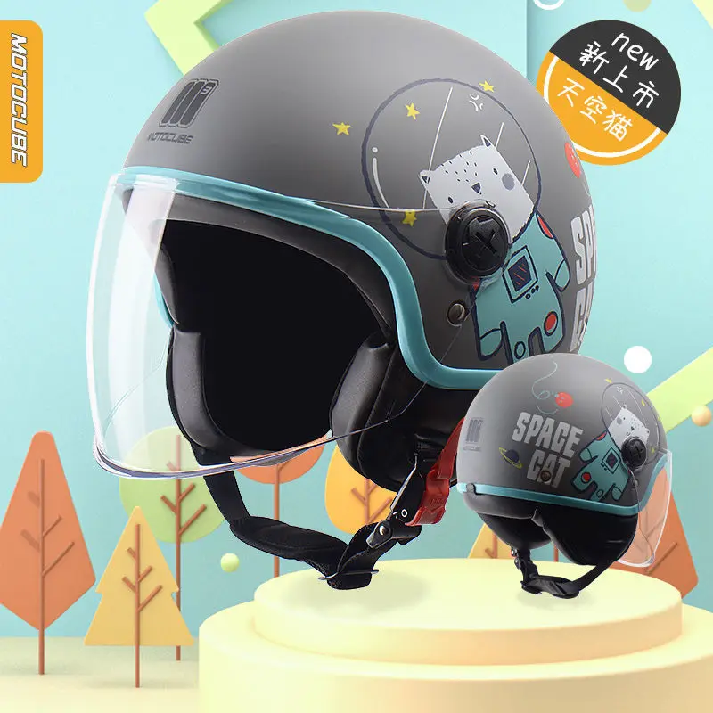 Yema Cartoon Kids Moto Casco Moto Bike Ciclismo Motocross Cascos Para Moto Off Road Per Childern Boy Girl Capacete