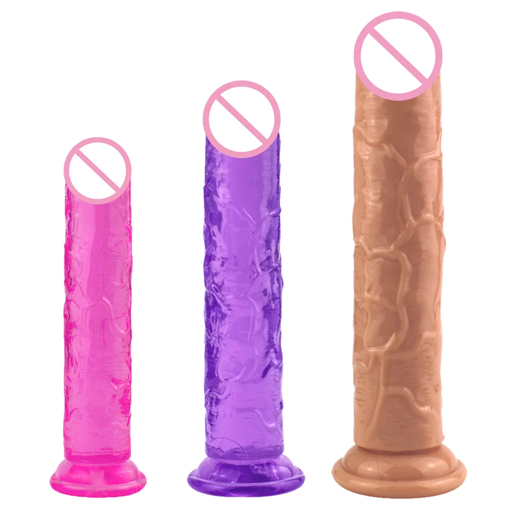 Realistico Grande Dildo Con Ventosa Gelatina Pene Enorme Cazzo Finto Adulto 18 Giocattoli Del Sesso Sexy Per Donna Uomo Anale Butt Plug Negozio Erotic