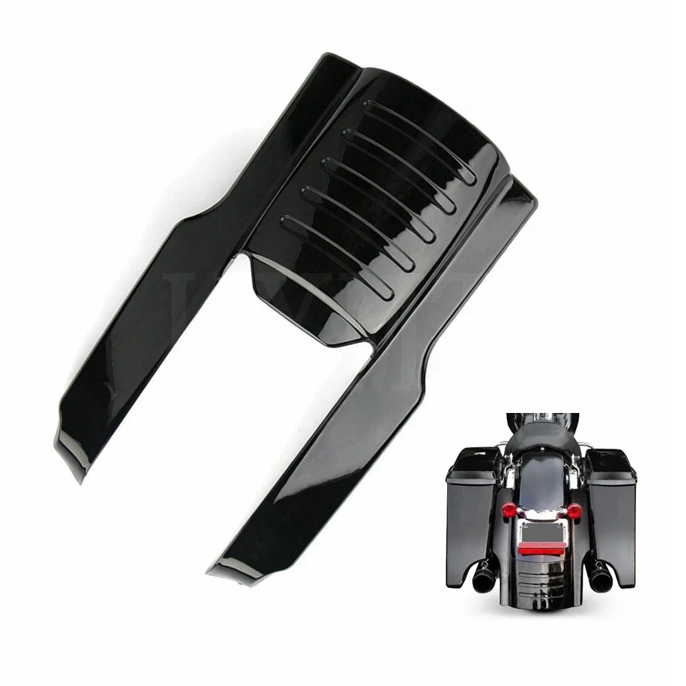 Moto Posteriore Fender Extension Filler Allungato Per Harley Touring Electra Street Road Glide King Flhtcu 1996-2008 Nero