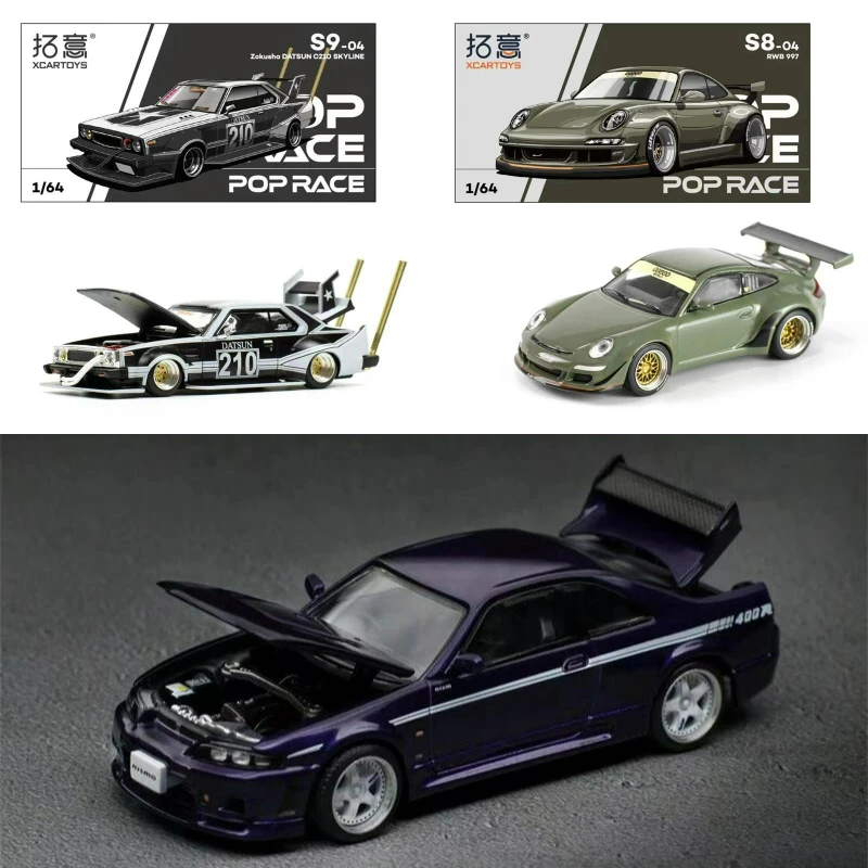 ** Preordina ** Xcartoys X Pop Race 1:64 ** Preordina **