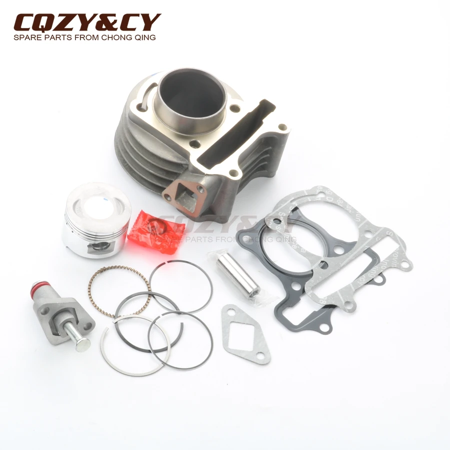 Scooter 80Cc 47 Millimetri Big Bore Kit Cilindro & Pistone Kit & Guarnizione Del Cilindro Per Peugeot Kisbee 50 V- Clic 50Cc 4T