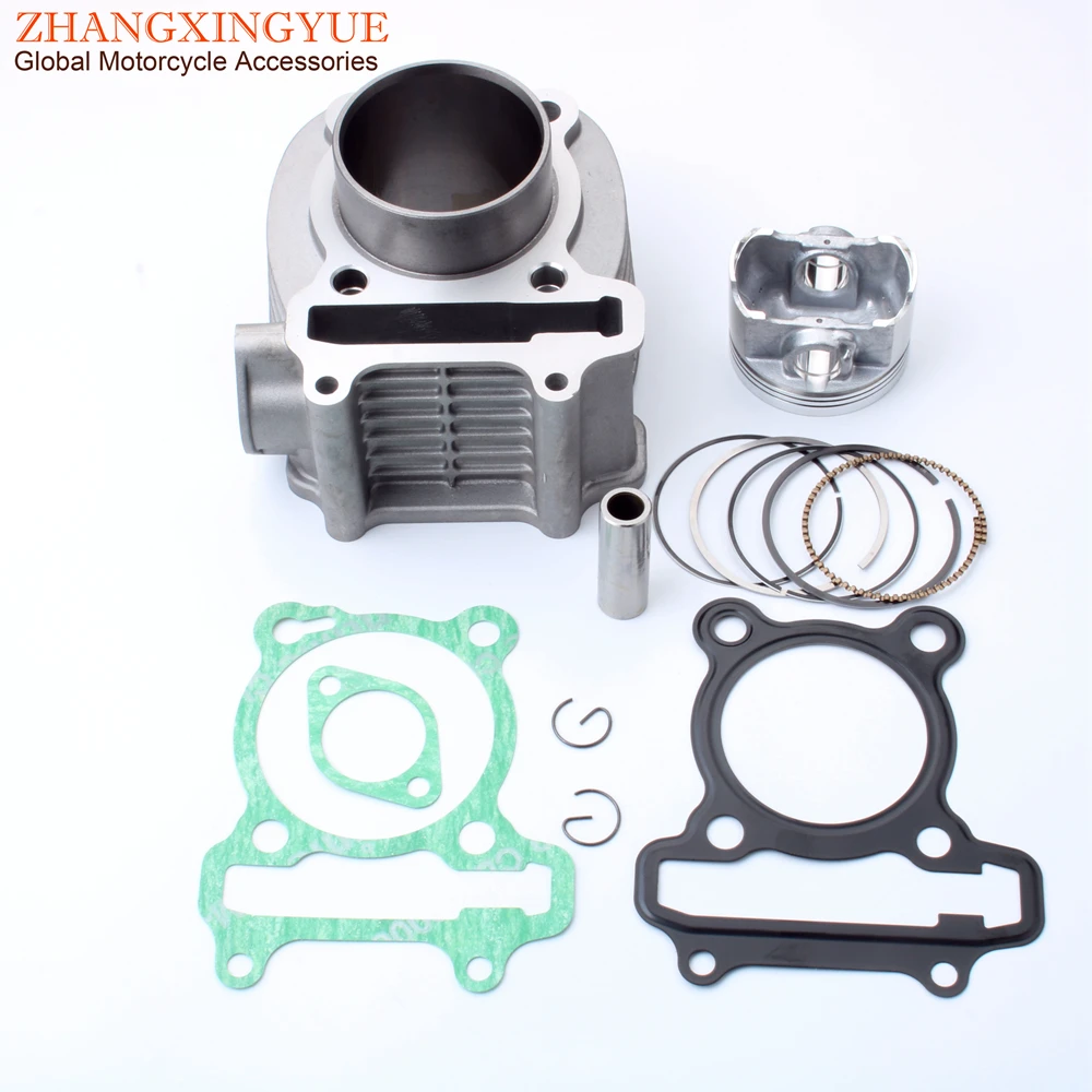 Scooter 150Cc Big Bore Racing Cilindro Kit Per Peugeot Tweet Citystar Django Speedfight 3 125Cc 57.4Mm 4 Tempi