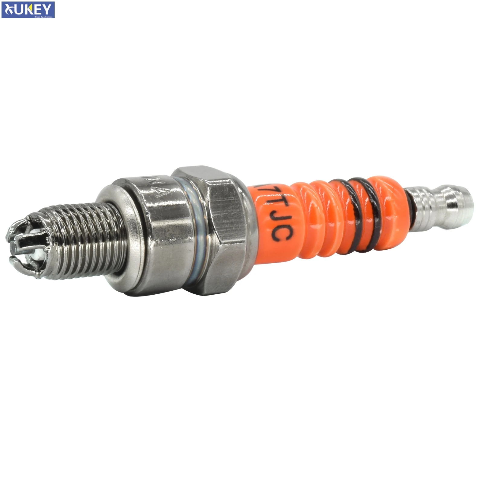 Per Honda Suzuki Yamaha Kawasaki Peugeot Gy6 50Cc-125Cc Motore Orizzontale Moto Atv Quad Scooter Candela 3 Elettrodo A7Tc