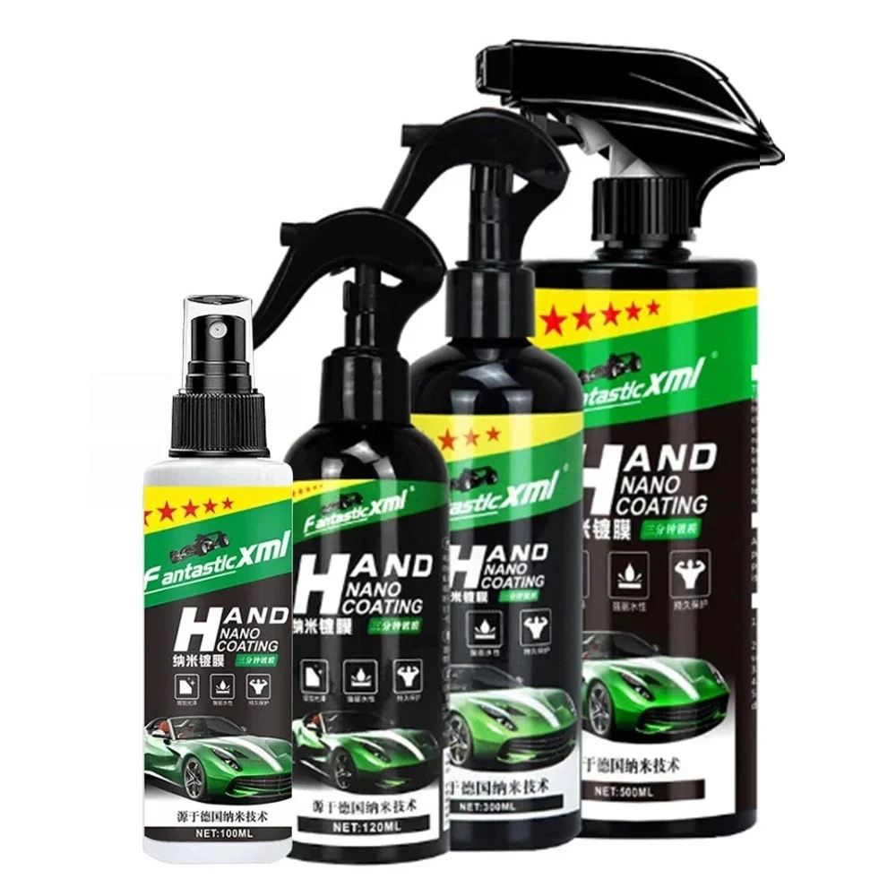 Nano Ceramic Car Coating Auto Detailing Products Liquid Spray Polish Wax Film Paint Care Protector Kit Accessori 100Ml-500Ml