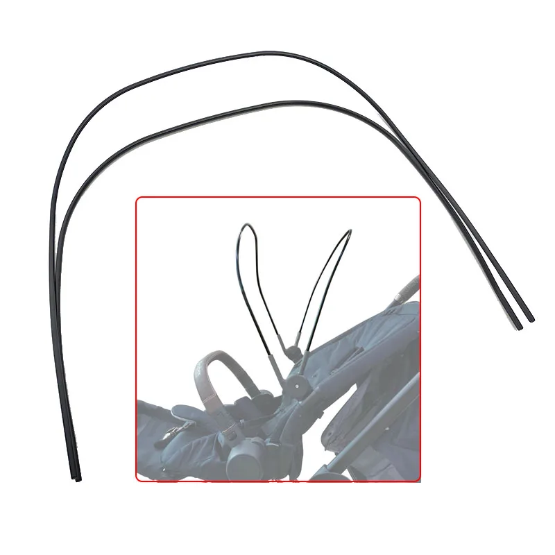 Passeggino Sun Canopy Support Rods Compatibile Cybex Priam 3/4 Mios 2/3 Carrozzine Palo Da Tetto Passeggino Parasole Supporto Per Telaio Bar