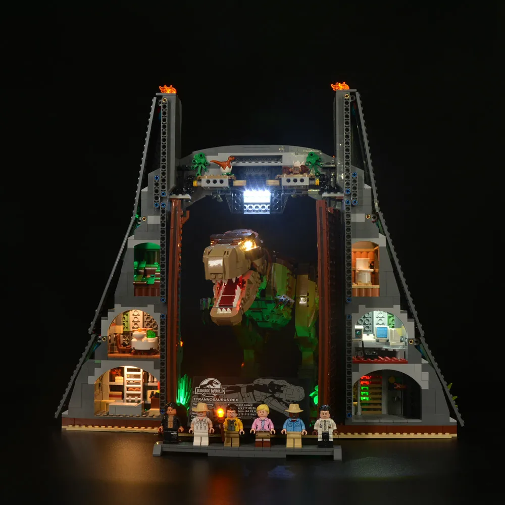 Kit Luci A Led Per 75936 Dinosaur Park Building Blocks Modello Non Incluso
