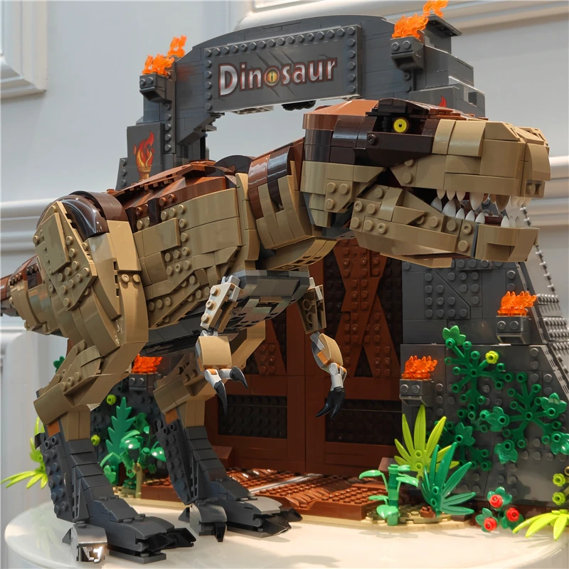 In Magazzino J61001 3508 Pezzi Tyrannosaurus Rex Model Building Blocks Mattoni Di Dinosauro Compatibili 75936 Giocattoli Per Regali Per Bambini
