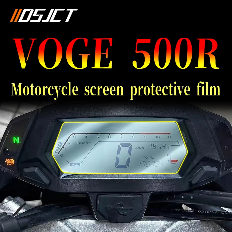For Voge 500R 500 R Motorcycle Instrument Cluster Scratch Protection Film Protector