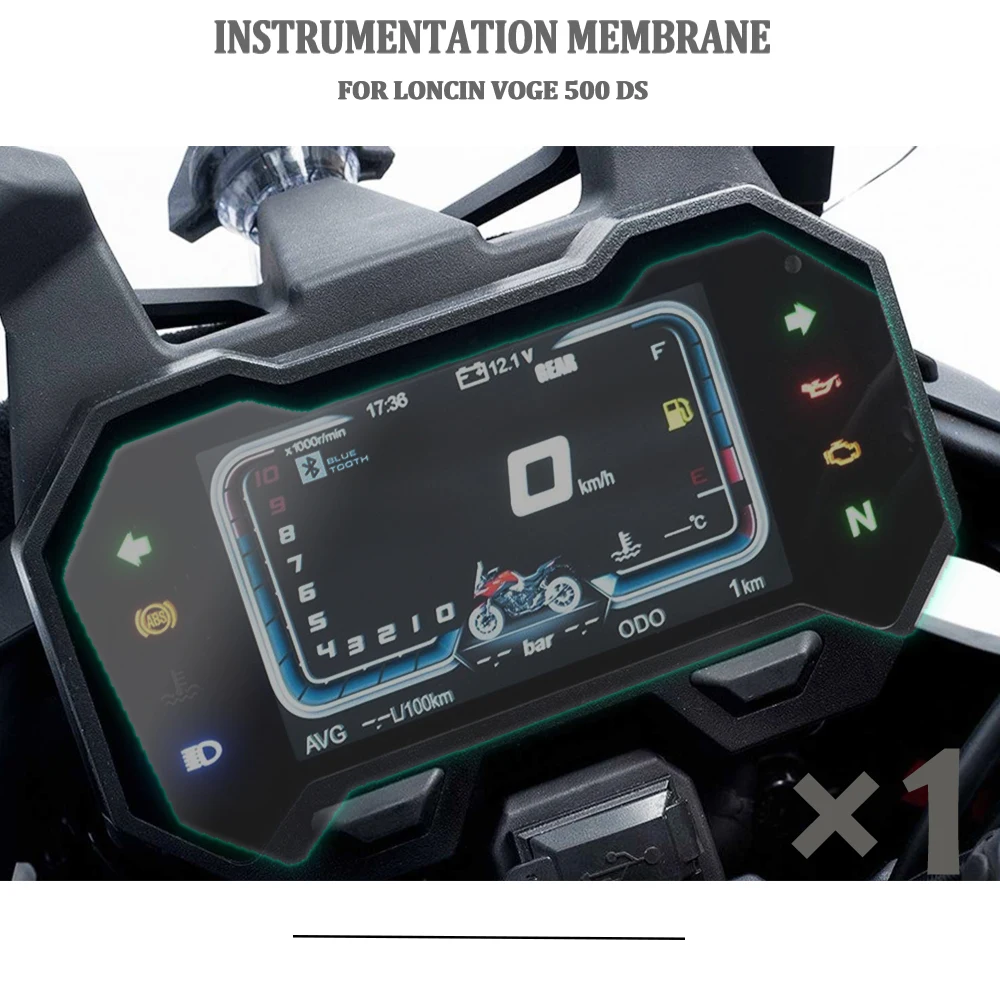 For Loncin Voge 500 Ds 2020-2021 Motorcycle Transparent Tpu Hydraulic Coagulation Instrument Membrane