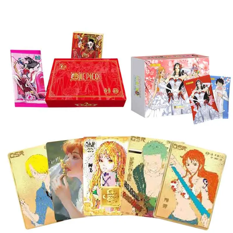 One Piece Cards Booster Box Collection Set Completo Wedding Tcg Rare Tcg Anime Playing Game Cards
