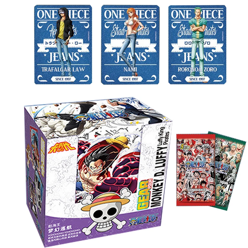 One Piece Anime Game Collection Card Box Ssr Legendary Epic Memorial Card Playing Game Board Toys For Family Children Gifts