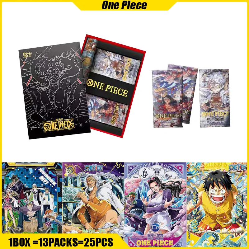 Lucky Card 6Th One Piece Cards Anime Figure Playing Card Mistery Box Gioco Da Tavolo Booster Box Toy Regalo Di Compleanno Per Ragazzi E Ragazze