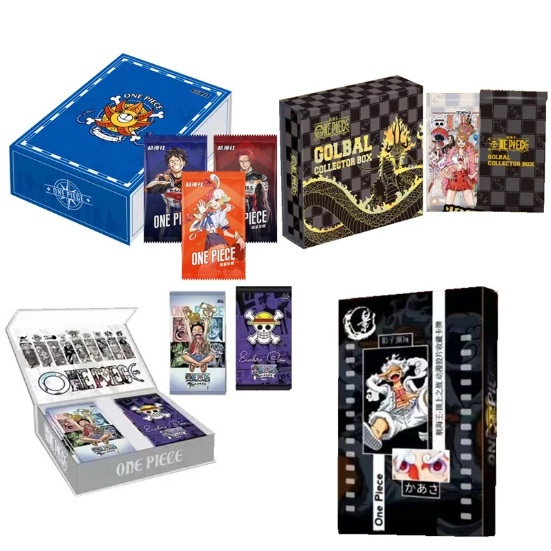 Cartas One Piece Cards Booster Box Card Box Collection Lettere Sanji One Piece Anime Paper Cards Anime Collection Cards