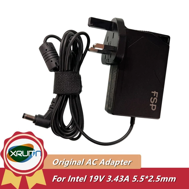 Nuovo Caricatore Adattatore Di Alimentazione Ca Fsp 19V 3.43A Originale Per Alimentatore Mini Pc Intel Nuc Nuc7I3Bnh Fsp065-10Aaba