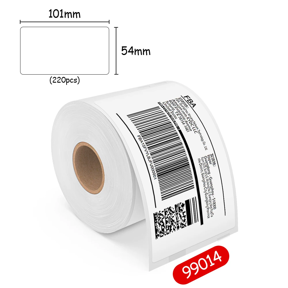 99014 54Mm * 101Mm Compatibile Dymo Lw Carta Termica Bianca 99012 99010 11355 11352 Per Stampante Dymo Labelwriter 450 450 Duo 4Xl 400