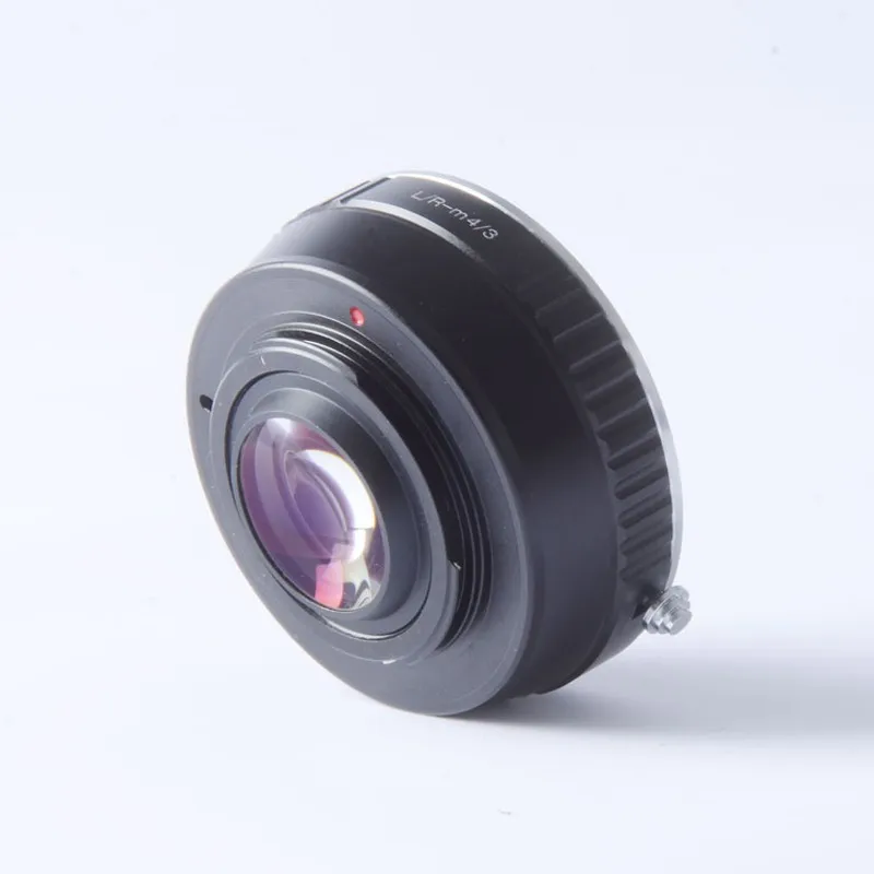 Riduttore Focale Speed Booster Turbo Adapter Ring Per Obiettivo Leica R Lr A M4/3 Mount Gf6 E-Pl6 Gx1 Gx7 Em5 Em1 E-Pl5 Bmpcc Camera