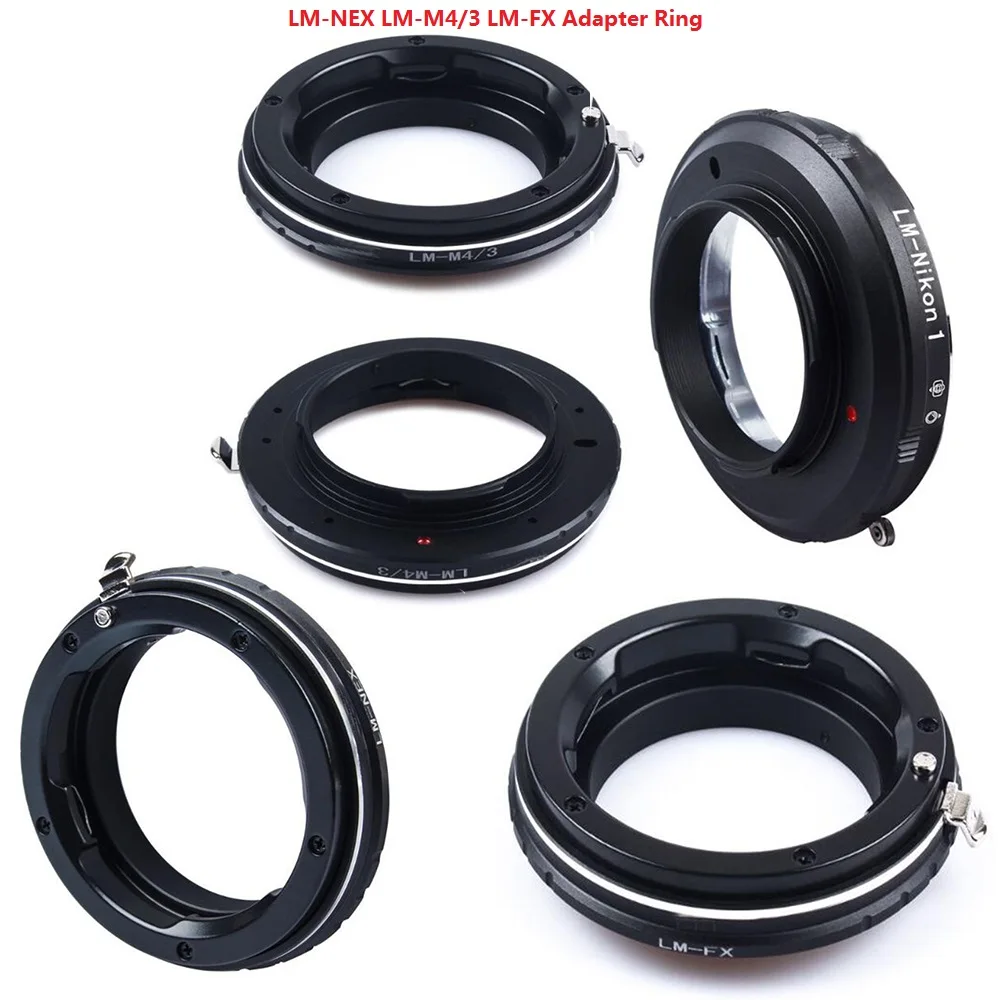 Foleto Macchina Fotografica Adattatori Per Obiettivi Fotografici Anello Lm-Nex M4/3 N1 Fx Per Leica M Lens Per Sony E Mount M4/ 3 N1 Panasonic Micro M
