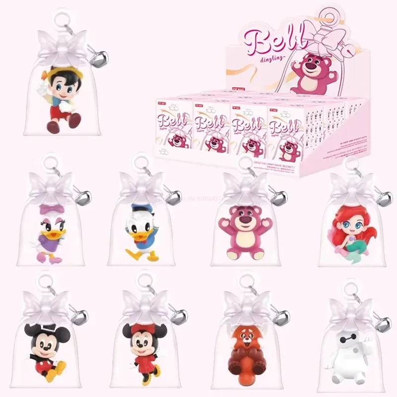 2023 Genuine Disney 100Th Anniversary Bell Series Blind Box Trend Toys Cartoon Stitch Lucky Boxs Toys Collection Regali Di Compleanno