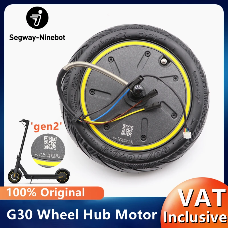 Motore Originale G30 Gen2 Per Segway Ninebot Max G30 Kickscooter 350W 2Nd Wheel Hub Motor Assembly G30P Scooter Elettrico Eu Stock