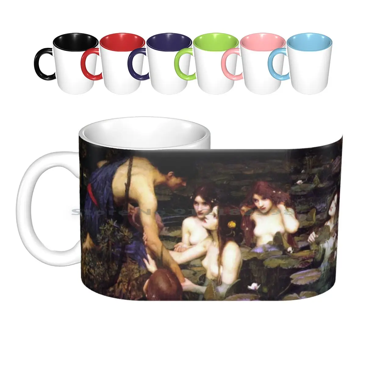 Hylas And The Nymphs John William Waterhouse Tazze In Ceramica Tazze Da Caffè Tazza Da Tè Al Latte John William Waterhouse Hillas Womens