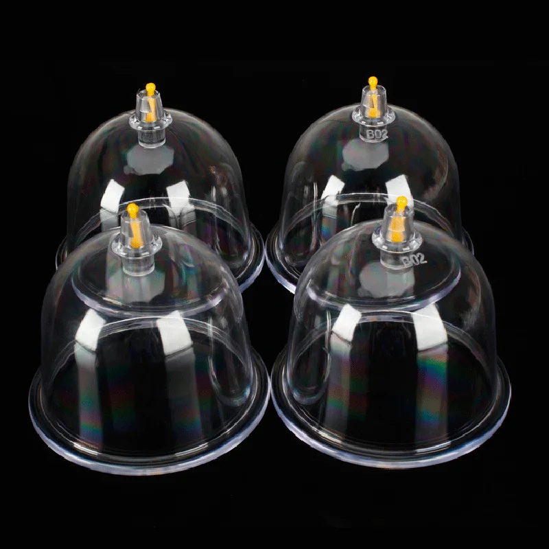 4Pc Extra Large Household Vacuum Cupper Chest Tank Serbatoio Di Fuoco Oversize Serbatoio Di Gas Full Large Tank Ventosa Per L'Umidità Non In Vetro
