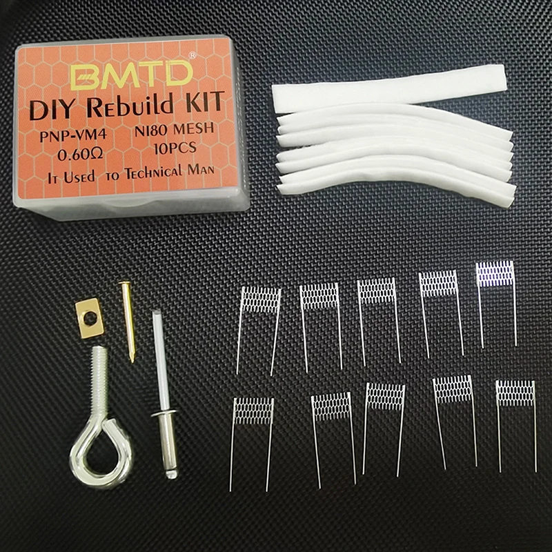 Kit Di Ricostruzione Per Bobina Rpm Vm1 0.3Ohm 0.4Ohm Bobina Di Ricambio Per Vinci-Vm1 Mod Drag X Pod Kit Rpm Ni80 Mesh
