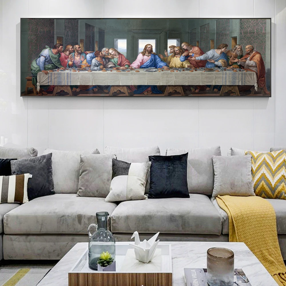 Riproduzioni Di Dipinti Di Ultima Cena Su Tela Stampe Su Tela Di Da Vinci Christian Immagini Decorative Decorazioni Per La Casa Cuadros