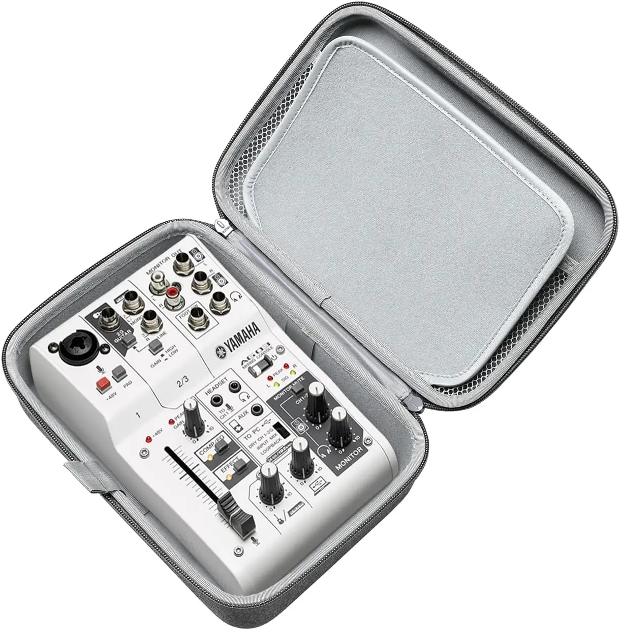 Mixer Audio Case Per Yamaha Mg06X /Mg06/Ag06 /Ag06Mk2 /Ag03Mk2 Mixer Canale, Custodia Rigida Protettiva Per Mixer Canale Yamaha