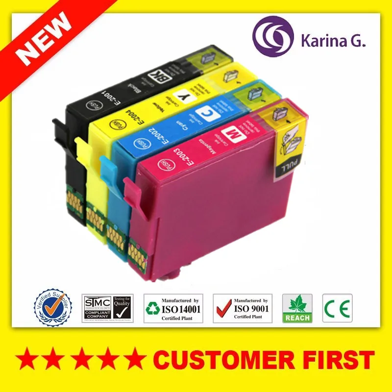 T200Xl Compatibile Per T2001 T2001 - T2004 Cartuccia Di Inchiostro Per Epson Xp-100 Xp-200 Xp-300 Xp-310 Xp-314 Xp-400 Xp-410 Wf-2510 Ecc.