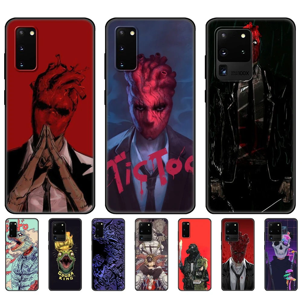 Custodia In Tpu Nero Per Samsung Galaxy S20 /S20 Plus/S20 Ultra/S20 + /S20Fe Cover Posteriore Dorohedoro