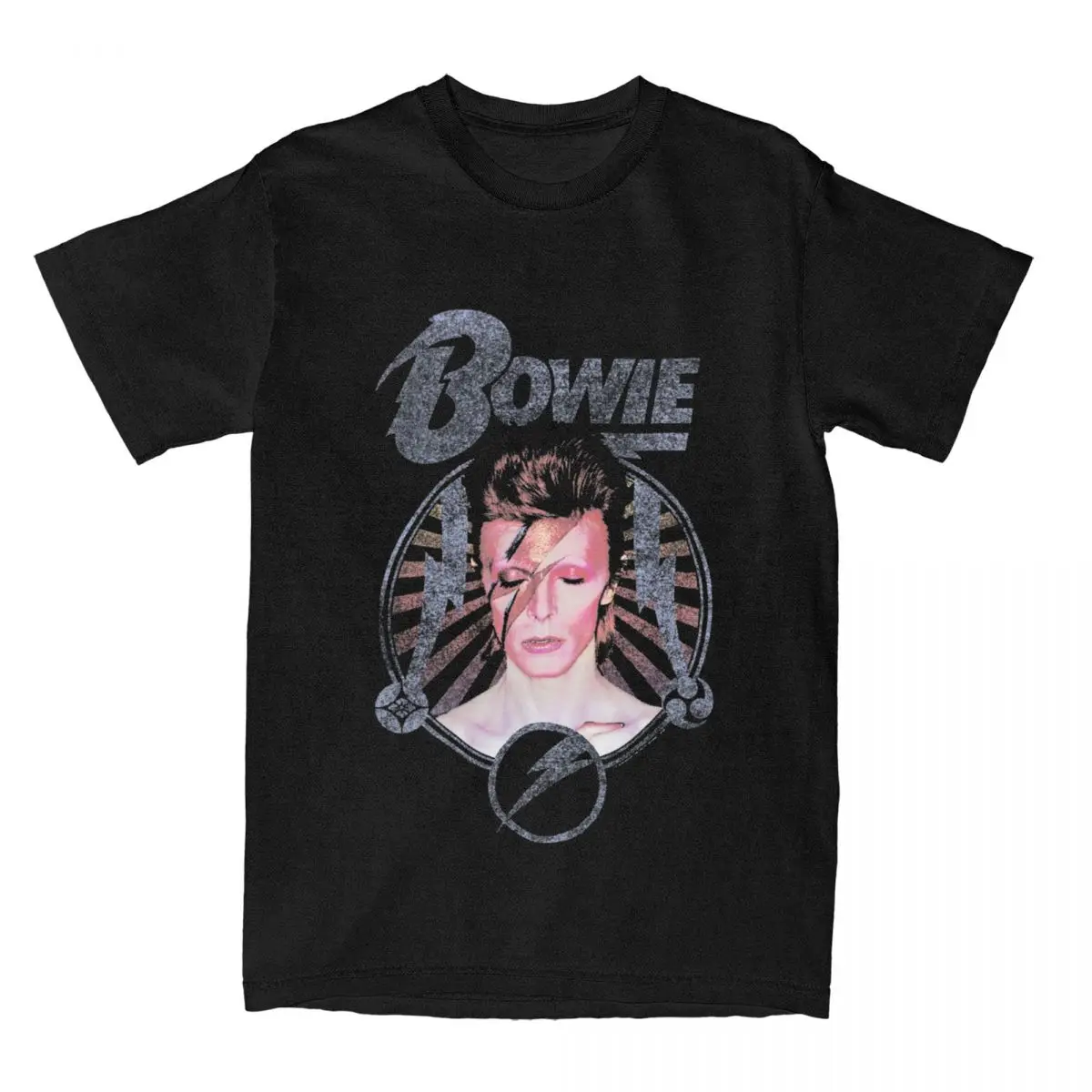 Uomo Donna Blue Davids Bowies Graphic T Shirt Merchandise Vintage 100% Cotone T Shirt Tee Clothes Nuovo Arrivo