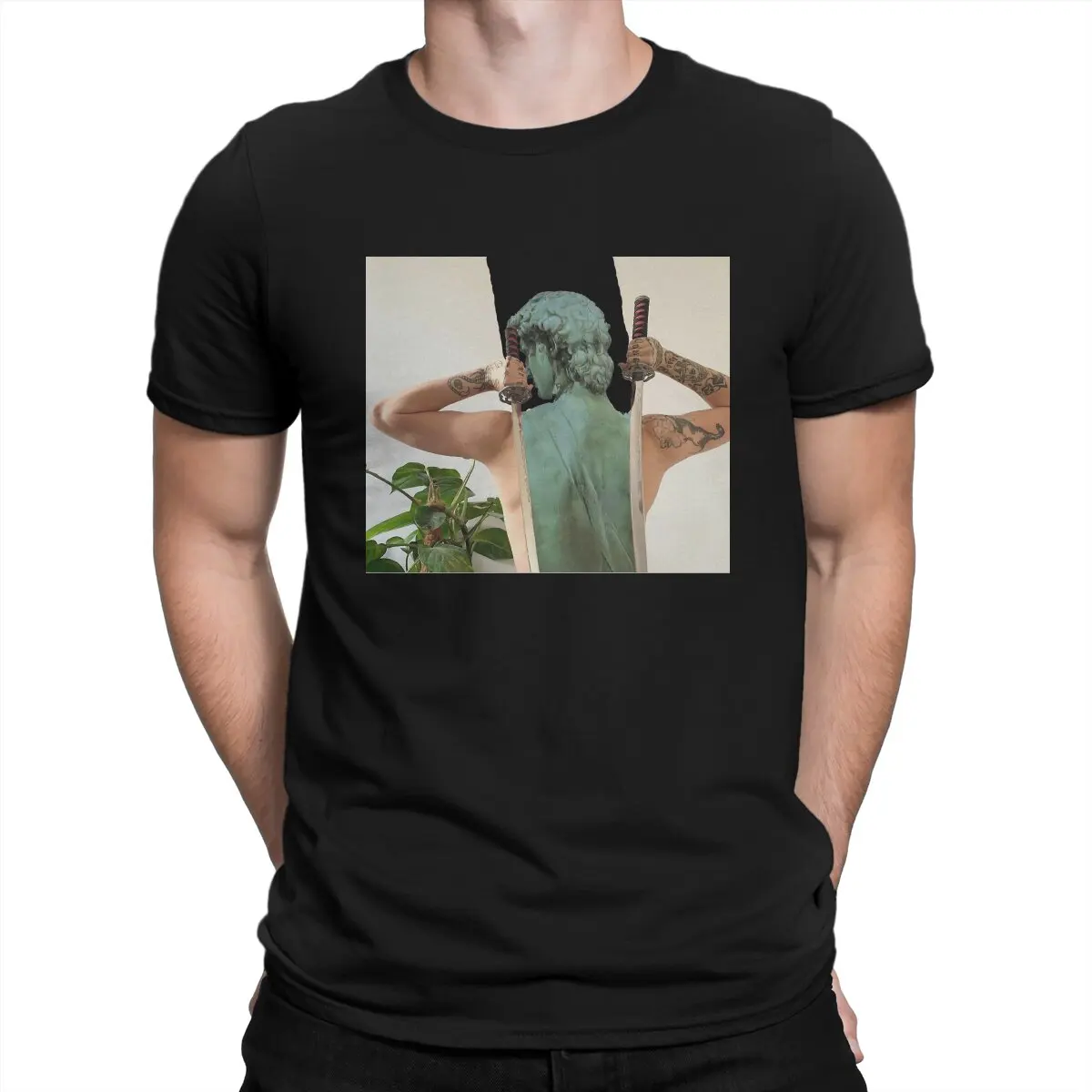 Maglietta Fotografica Lucas Wright X David Da Uomo Ingegnoso Puzzle 100% Cotone Abbigliamento Casual Manica Corta Girocollo Tees