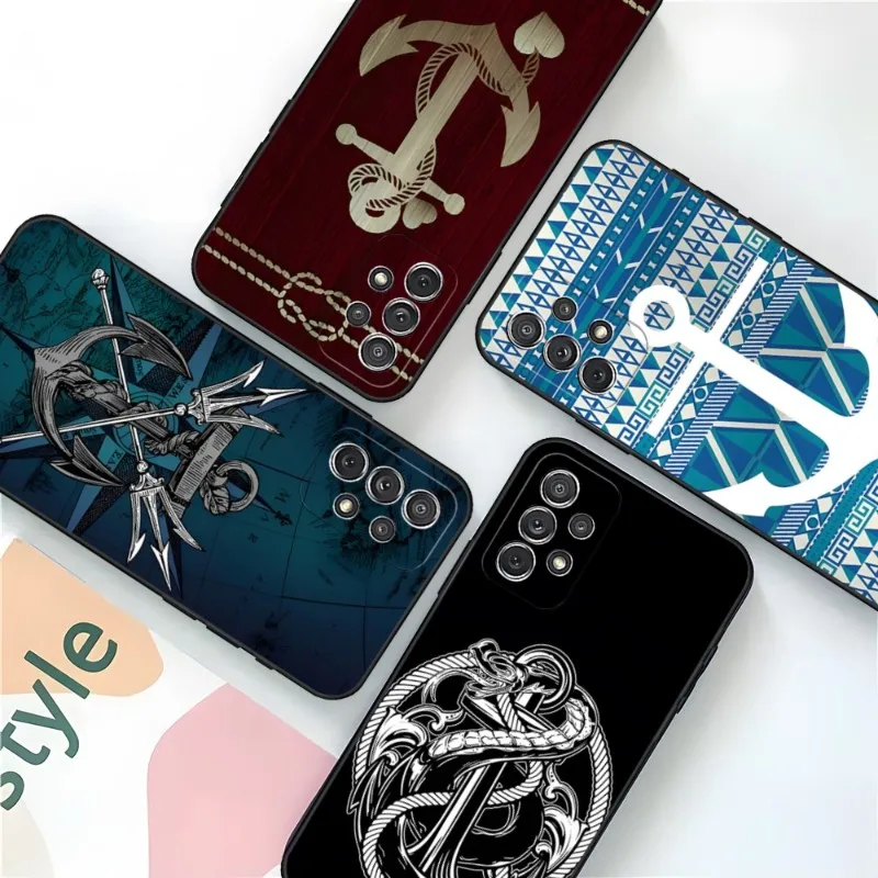 Custodia Per Telefono Nautica Anchor Per Samsung Galaxy S30 S23 S20 S22 S10 S21 S7 S9 S8 Pro Plus Cover Posteriore Ultra Fe