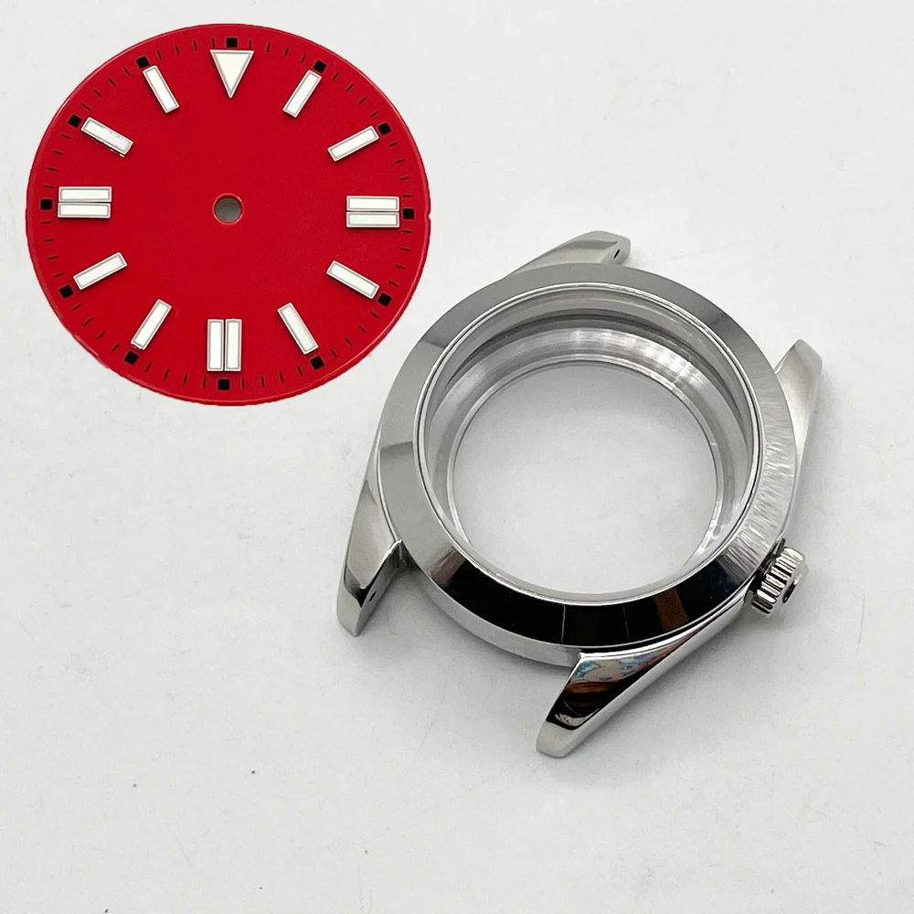 Ruolo 40Mm X Cassa Dell'Orologio E Quadrante Da Uomo Oyster Perpetual Blue Dial Vetro Zaffiro Posteriore 316L Robusto Inossidabile Seik Nh35A Automati