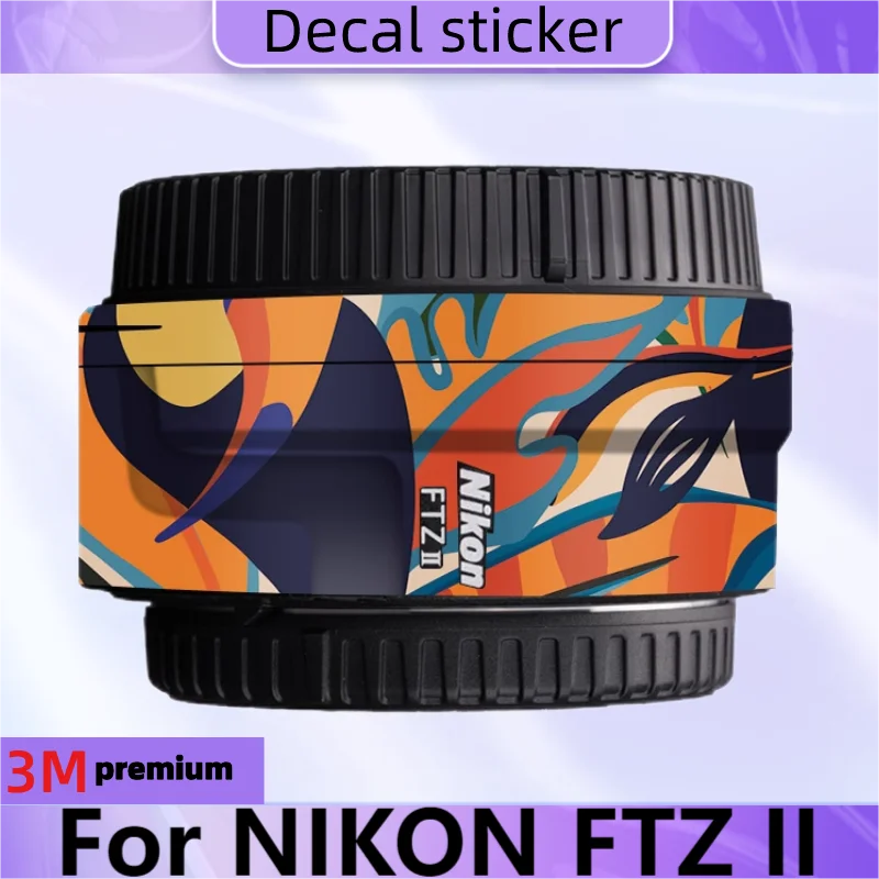 Per Nikon Ftz Ii Lens Sticker Decalcomania Protettiva Per La Pelle Pellicola Avvolgente In Vinile Cappotto Protettivo Antigraffio Ftz2