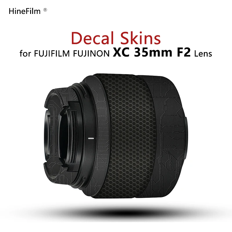 Fuji Xc35 F2 Lens Sticker 35 F2 Wrap Cover Skin Per Fujifilm Xc 35Mm F2 Lens Decal Skin Anti-Scratch Protector Coat