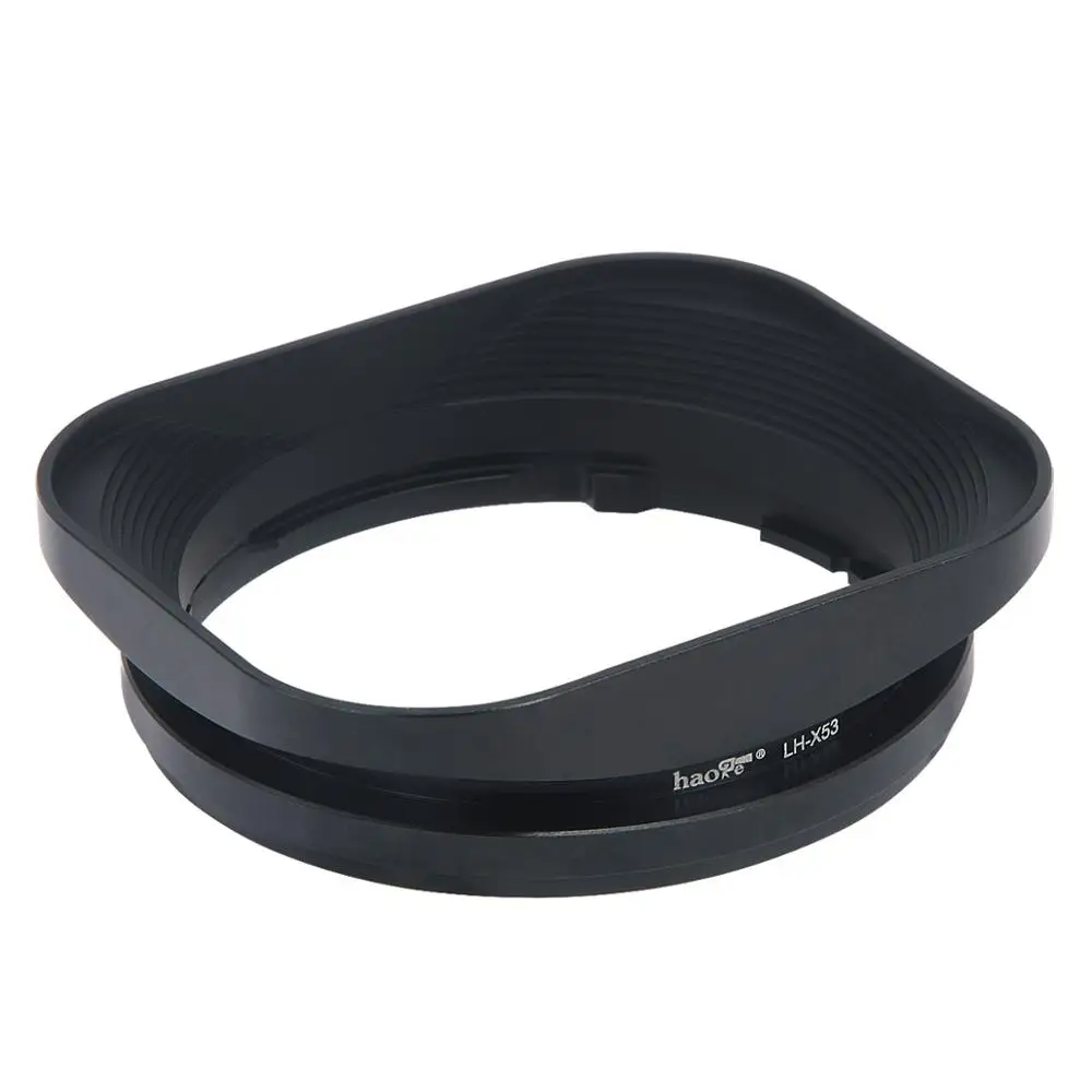 Haoge Hg-Lh-X53 Quadrato In Metallo Lens Hood Ombra Per Fujifilm Fuji Fujinon Xf 35 Millimetri F1.4 R / Xf35Mm/F1.4 R Xf18Mm F2 Lente