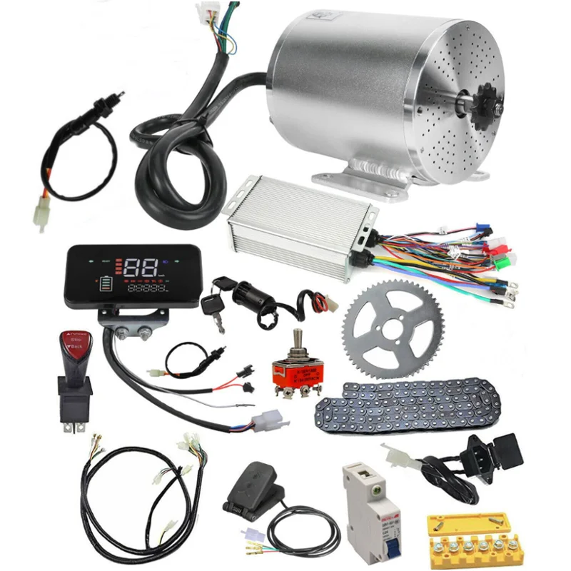 72V 3000W Elettrico E-Bike Controller Motore Brushless Display Atv Scooter Go Kart