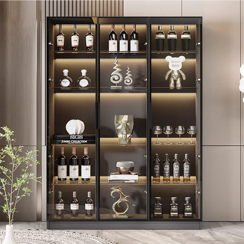 Espositore Per Armadietto Del Vino Moderno Design Attrezzature Da Bar Portatili Soggiorno Cantinetta Frigo Per Vini Mobili Da Bar Per La Casa