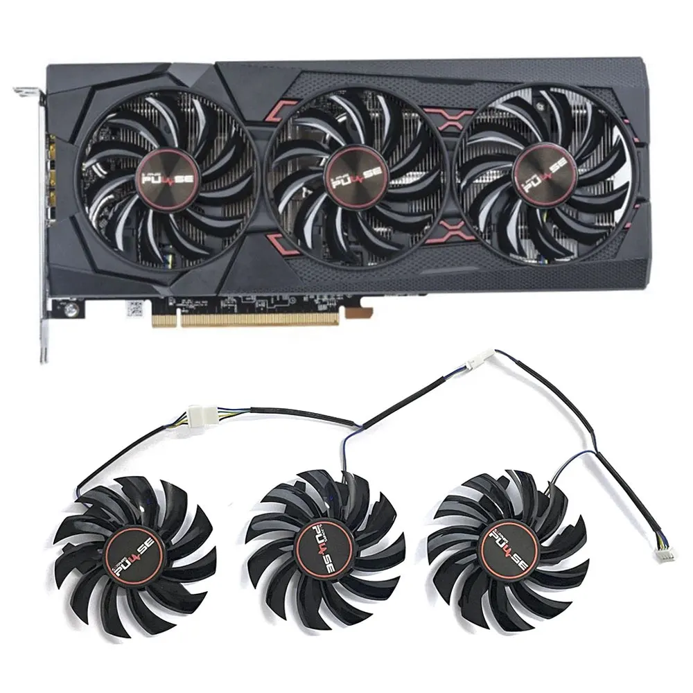 Per Sapphire Rx 5600 Xt 6G D6 Platinum Edition Ventola Di Raffreddamento Professionale Oc Gpu Fdc10H12D9-C 75Mm 4 Pin Dc 12V 0.35A