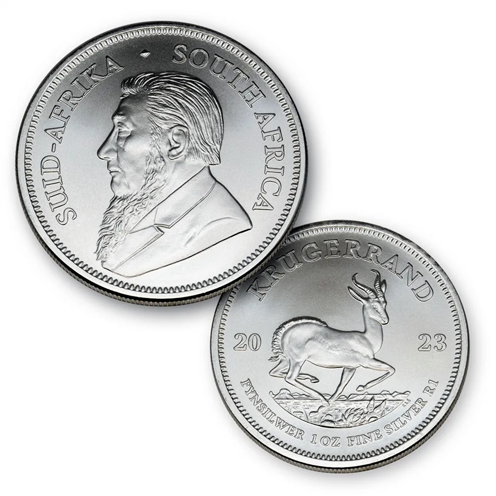2023 Moneta Krugerrand In Argento Sudafricano Da 1 Oz