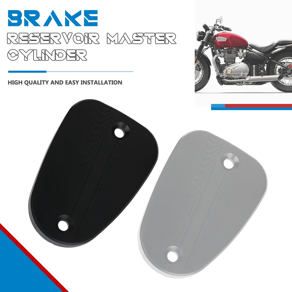 Pompa Freno Anteriore Cnc Per Bonneville T100 T120 Black America Speedmaster Fluid Tank Cap Cover Protector