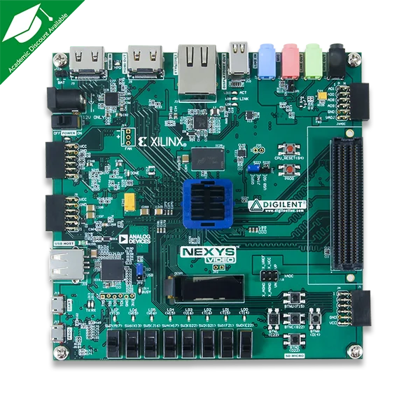 Nexys Video Artix-7 Xilinx Fpga Risc-V Scheda Di Sviluppo Xup