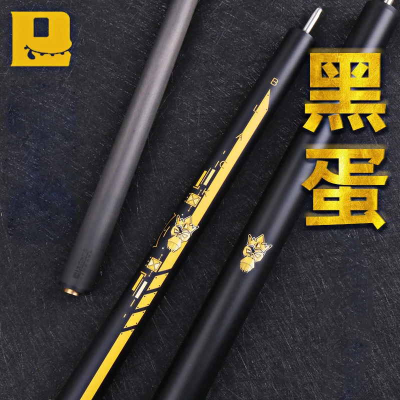 2023 Nuovo Arrivo Little Monsters Black Egg Billiard Cue Break Jump Cue Albero In Fibra Di Carbonio 12.98Mm Dimensioni Della Punta